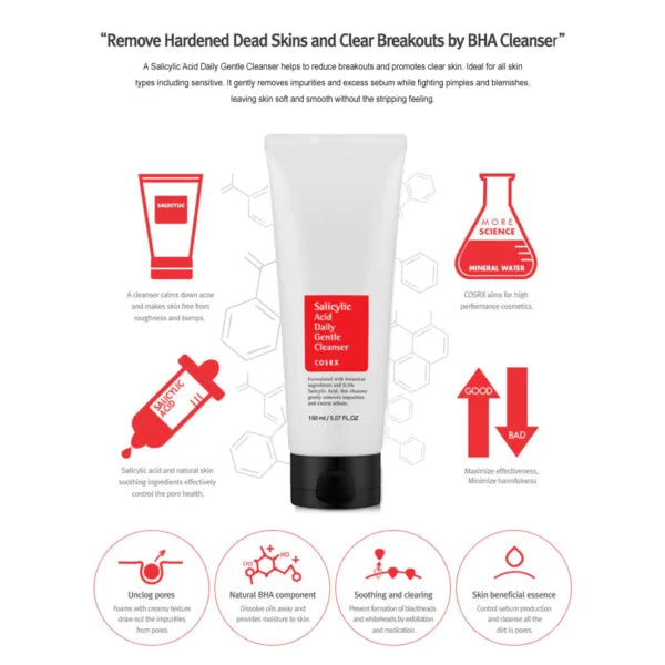 CosRX Salicylic Acid Daily Gentle Cleanser 150ml