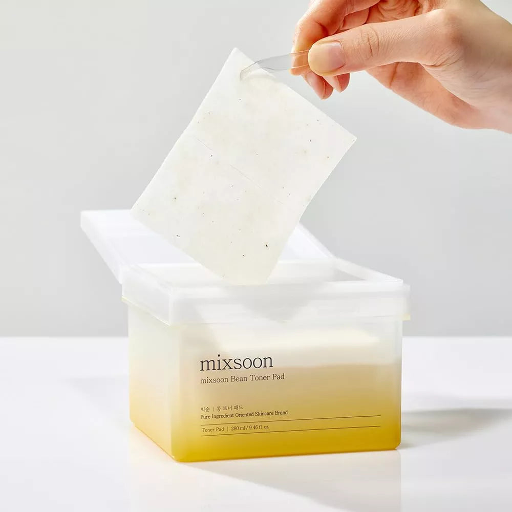 MIXSOON Bean Toner Pad – Almohadillas Exfoliantes 70 pzs