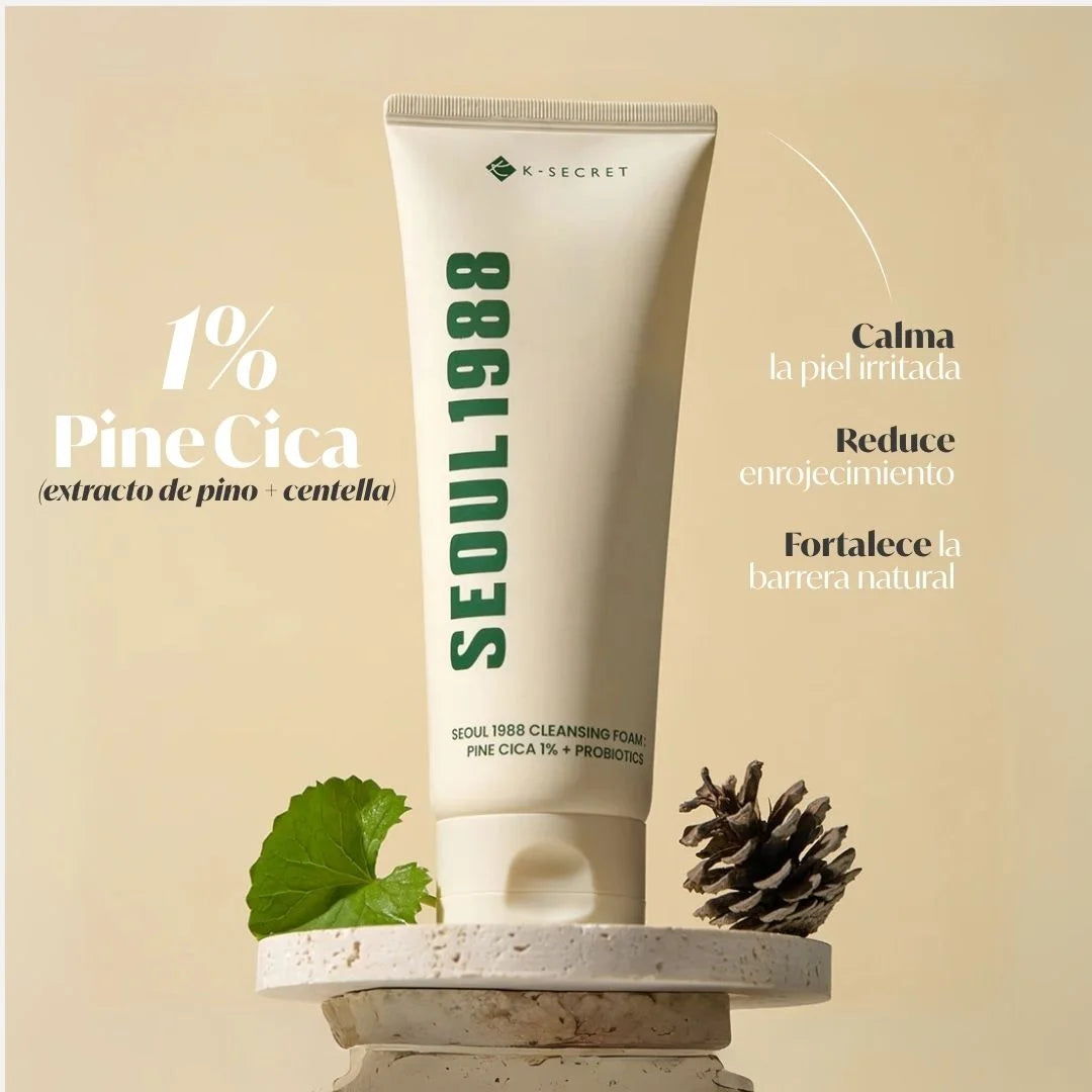 K-Secret - SEOUL 1988 Cleansing Foam : Pinc Cica 1% + Probiotics