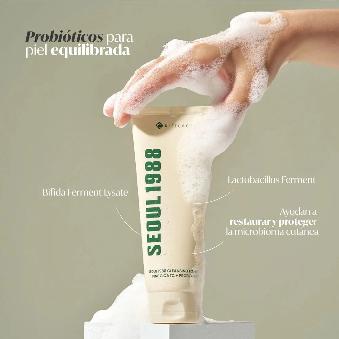 K-Secret - SEOUL 1988 Cleansing Foam : Pinc Cica 1% + Probiotics