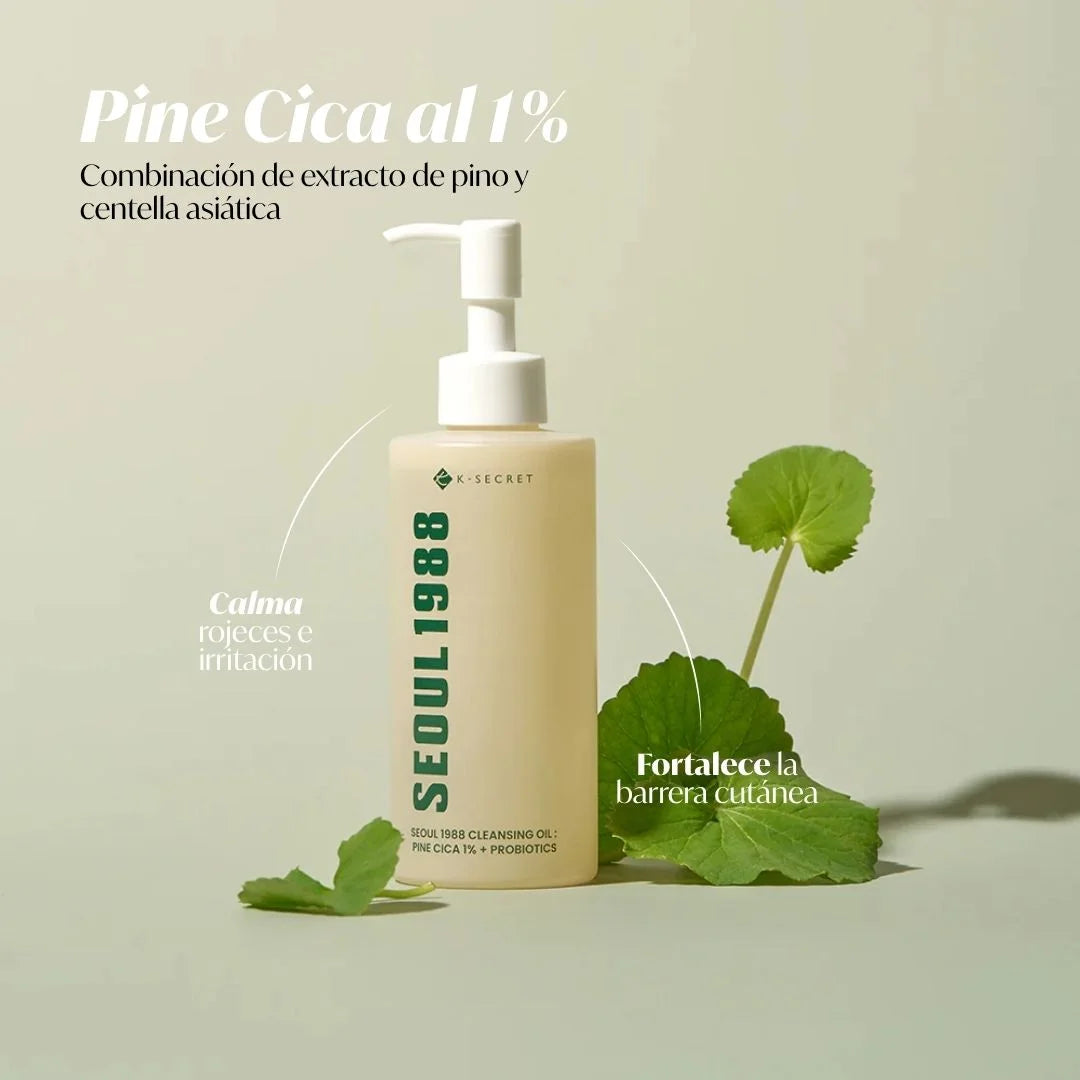 K-secret - SEOUL 1988 Cleansing Oil : Pine Cica 1% + Probiotics