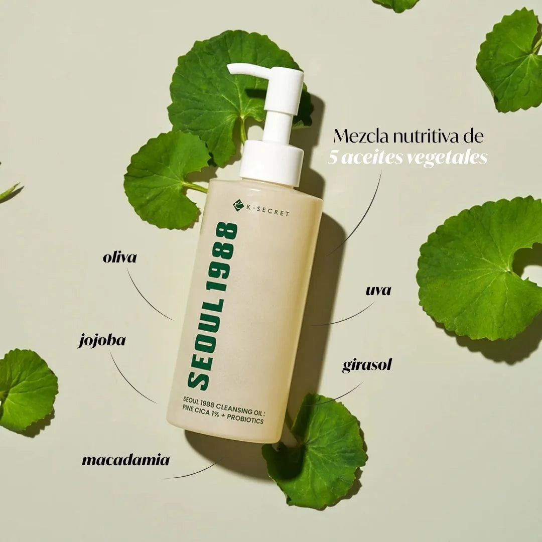 K-secret - SEOUL 1988 Cleansing Oil : Pine Cica 1% + Probiotics