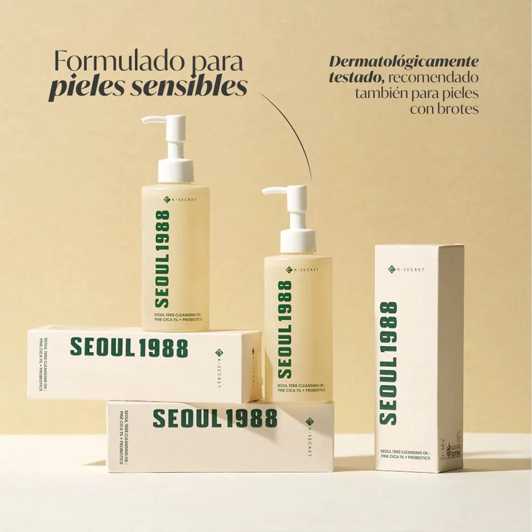 K-secret - SEOUL 1988 Cleansing Oil : Pine Cica 1% + Probiotics