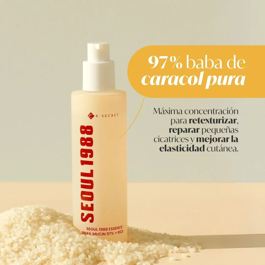 K-Secret - SEOUL 1988 Essence : Snail Mucin 97% + Rice