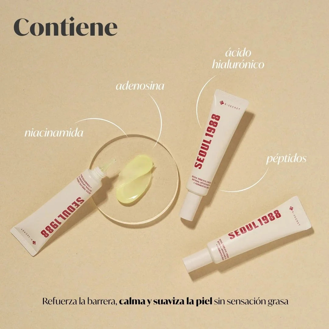 K-Secret - SEOUL 1988 Eye Cream : Retinal Liposome 4% + Fermented Bean