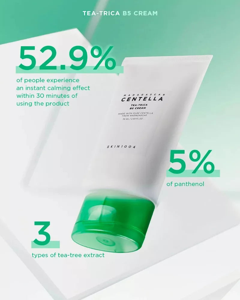 SKIN1004 Madagascar Centella Tea Trica B5 Cream 75ml
