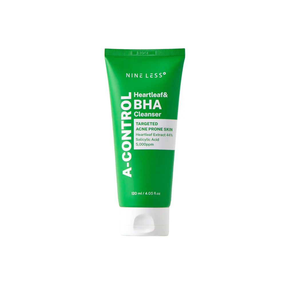 NINELESS Heartleaf & BHA Foam Cleanser – Limpiador Piel Acneica 120ml