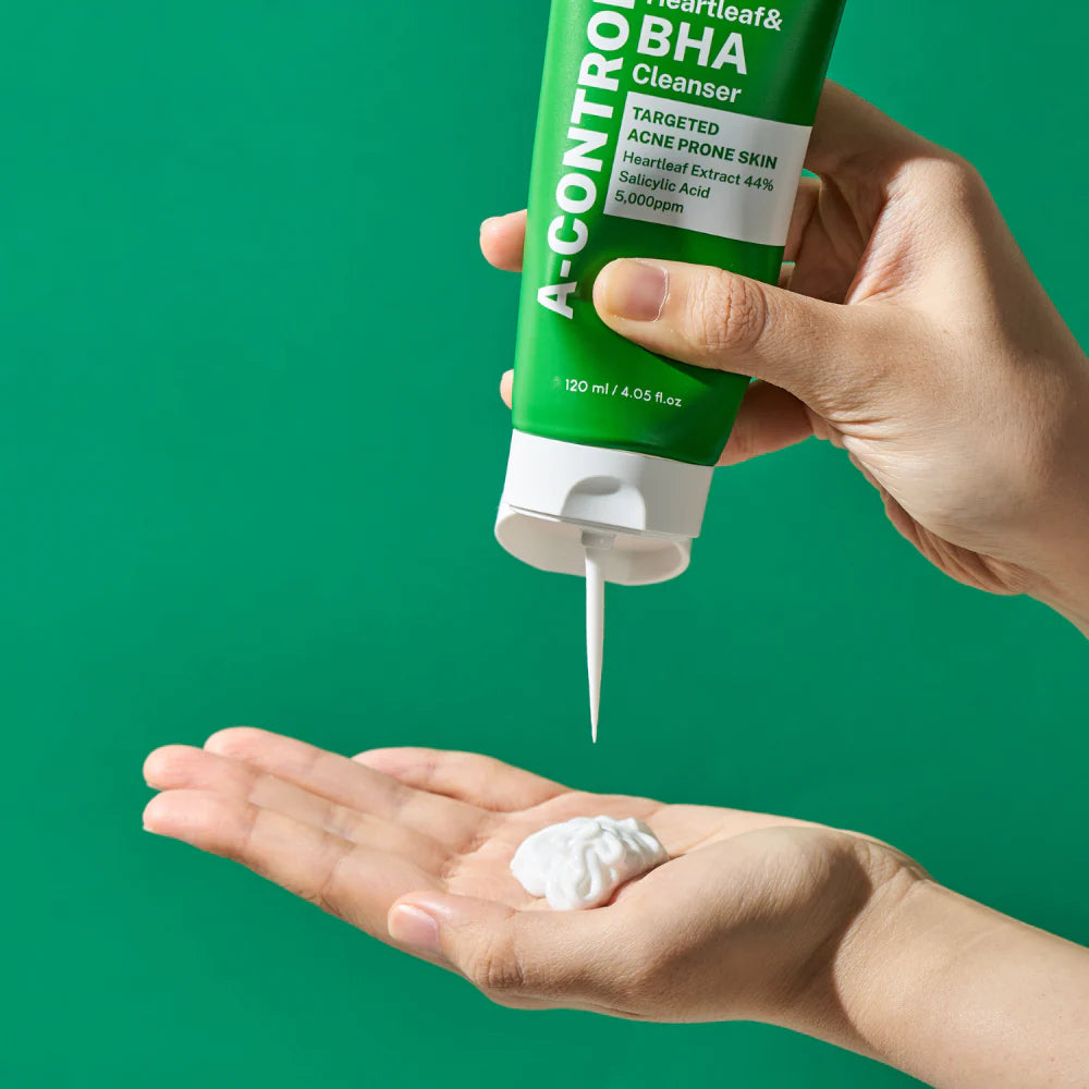 NINELESS Heartleaf & BHA Foam Cleanser – Limpiador Piel Acneica 120ml
