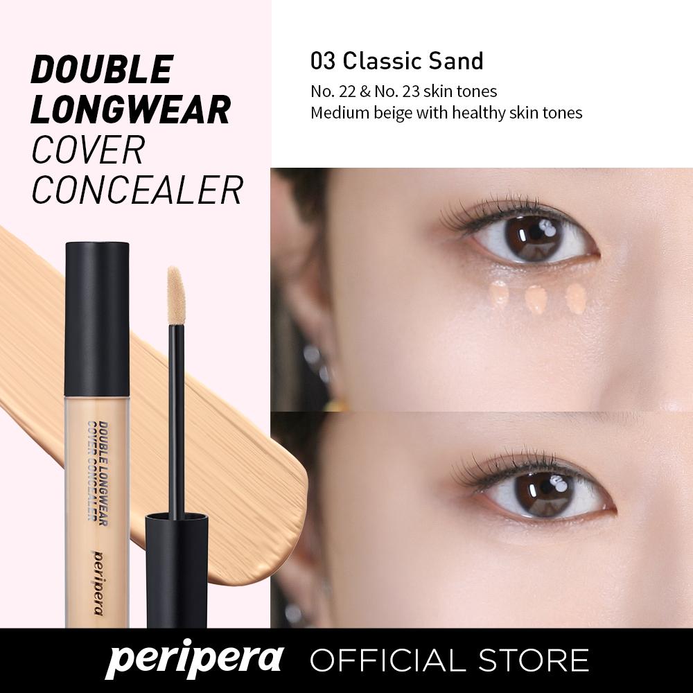Peripera - Double Longwear Cover Concealer - Corrector de ojeras
