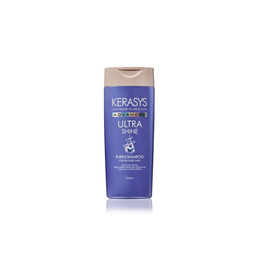[Kerasys] Ultra Shine Purple Shampoo 200ml para Cabello Rubio/Decolorado