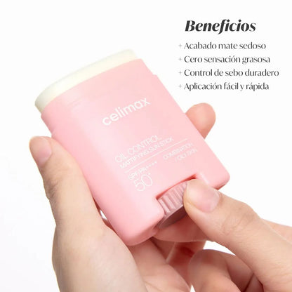 CELIMAX  - OIL CONTROL MATTIFYING SUN STICK 19G