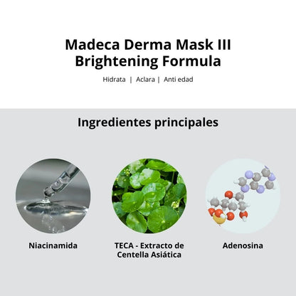 Centellian24 - Mascarilla Madeca Derma Mask III Brightening Formula