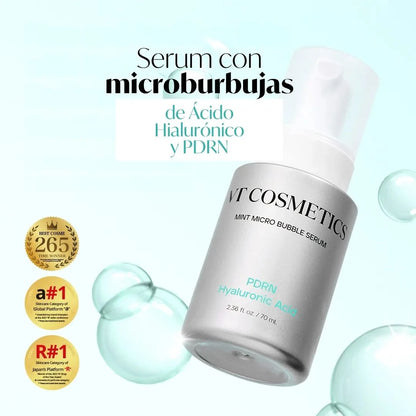VT Cosmetics - PDRN HYLURONIC MINT MICRO BUBBLE SERUM