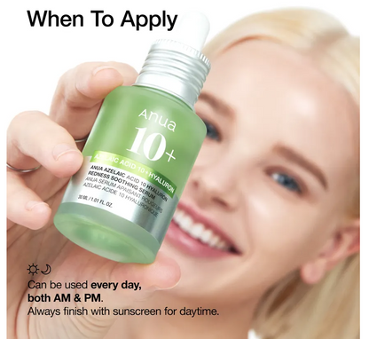 Anua - Azelaic Acid 10% Serum - Serum Anti-rojeces 30 ml