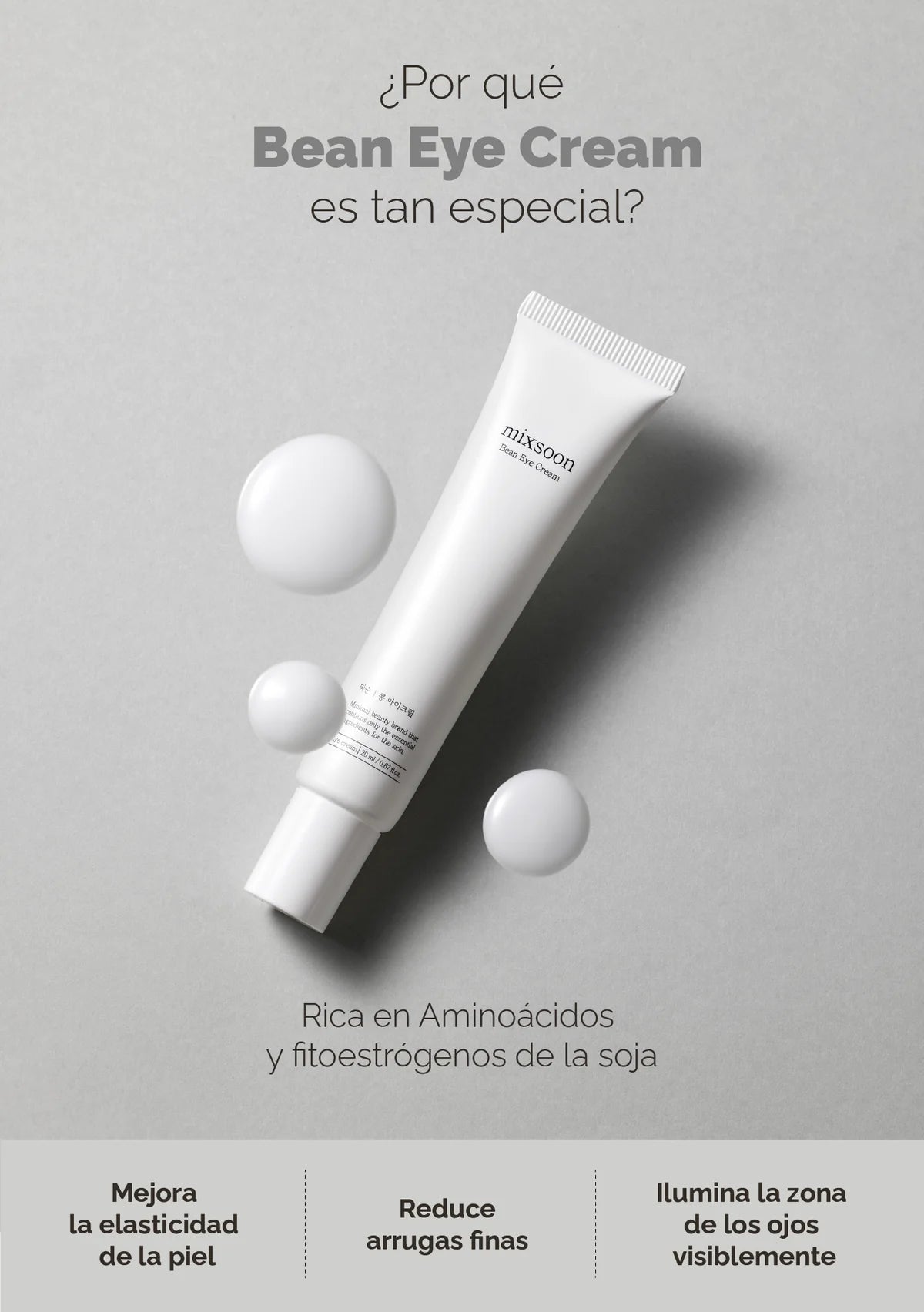 Mixsoon - Bean Eye Cream – Crema Contorno de ojos 20ml