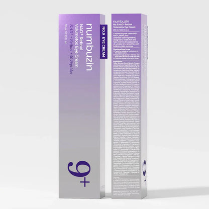Numbuzin - No.9 NAD+ Retinol Volumetox Eye Cream 10ml
