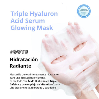 OOTD - Mascarilla Triple Hyaluron Acid Serum Glowing Mask