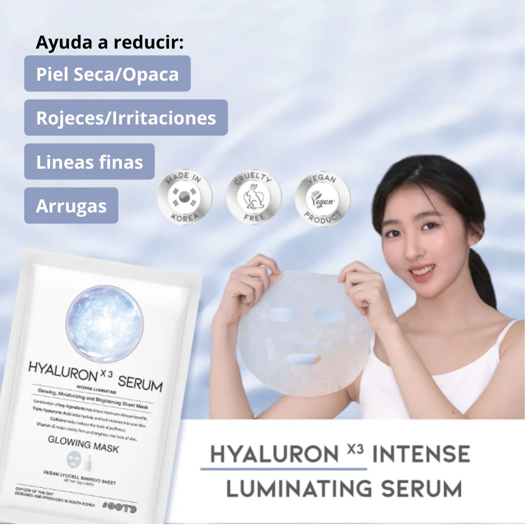 OOTD - Mascarilla Triple Hyaluron Acid Serum Glowing Mask