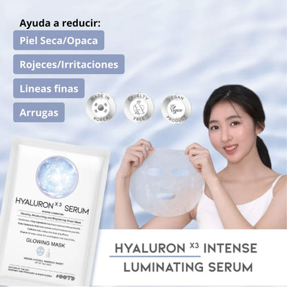 OOTD - Mascarilla Triple Hyaluron Acid Serum Glowing Mask