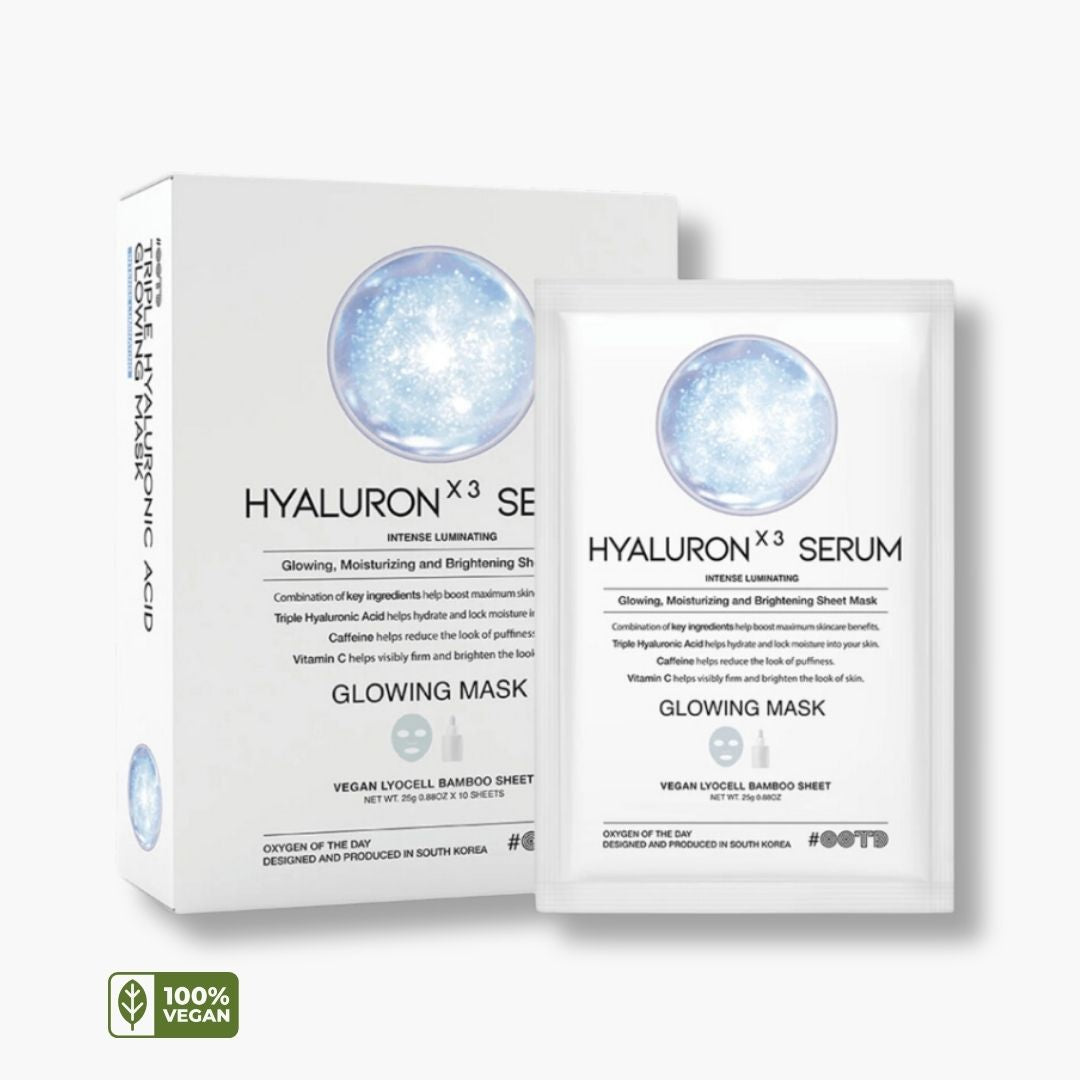 OOTD - Mascarilla Triple Hyaluron Acid Serum Glowing Mask