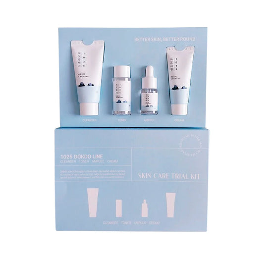 Round Lab 1025 Dokdo Trial Kit (Cleanser 30ml + Toner 20ml + Ampule 10ml + Cream 20ml)