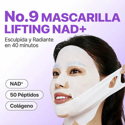 Numbuzin - No. 9 NAD Bio Lifting-sil Full Face Pack Sheet