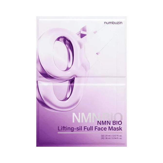 Numbuzin - No. 9 NAD Bio Lifting-sil Full Face Pack Sheet
