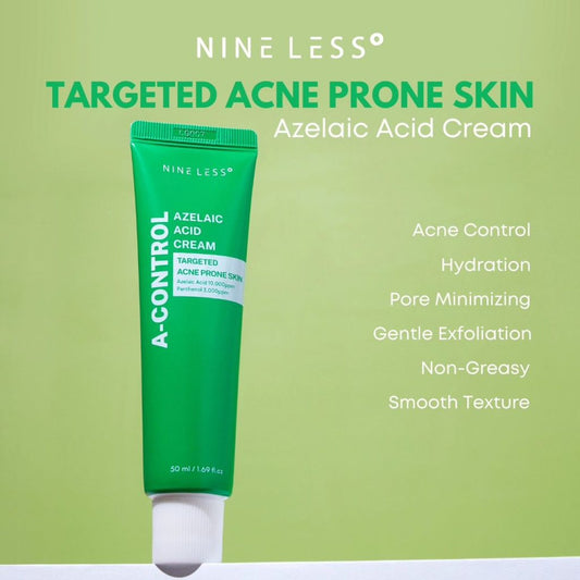 NINELESS Azelaic Acid Cream – Crema antiacné / Antirojeces piel sensible 50ml