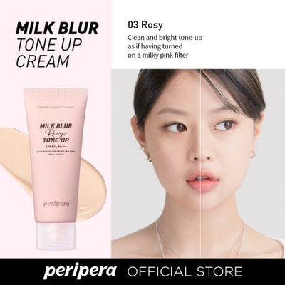 PERIPERA - MILK BLUR TONE UP CREAM - 03 Rosy