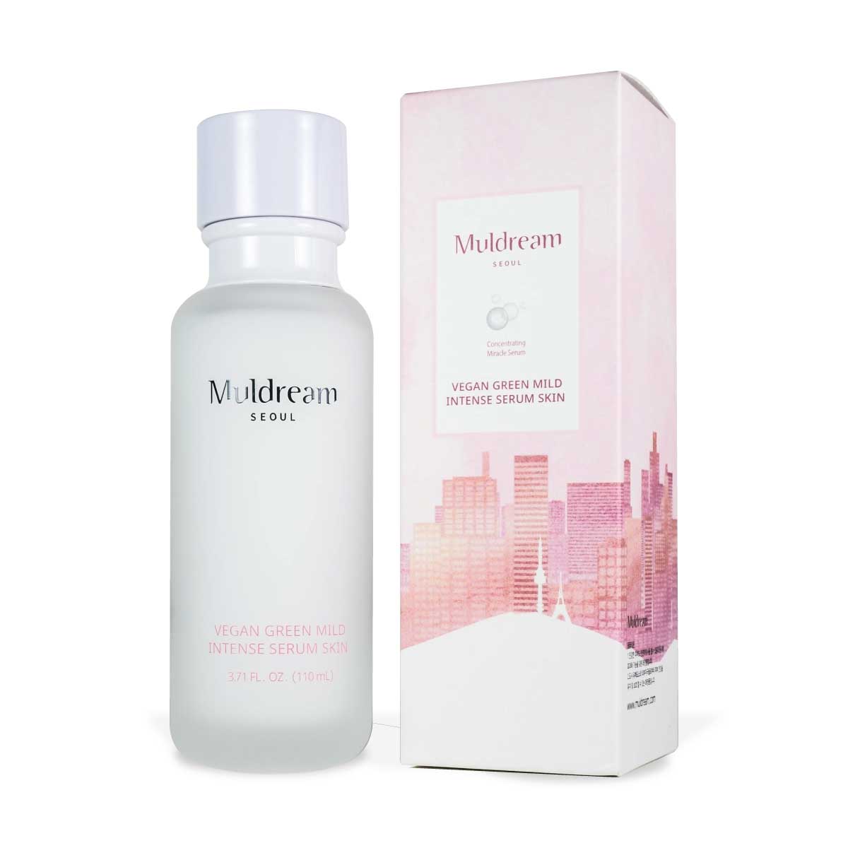 [MULDREAM] Vegan green mild intense serum toner | Moonbow Cosmeticos ...